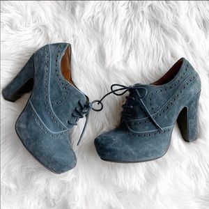 Lace up ankle booties